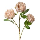 Decorative Artificial Branch with flowers Pink Green 12x8x80 cm