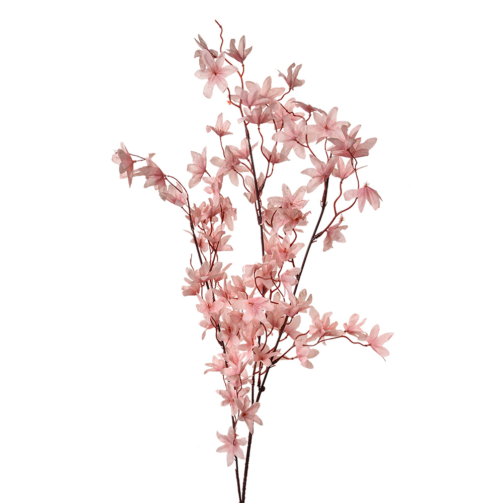 [5PL0167P] Decoratie tak met bloemen 6x6x110 cm