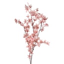 Deko Ast mit Blumen Rosa Grün 6x6x110 cm
