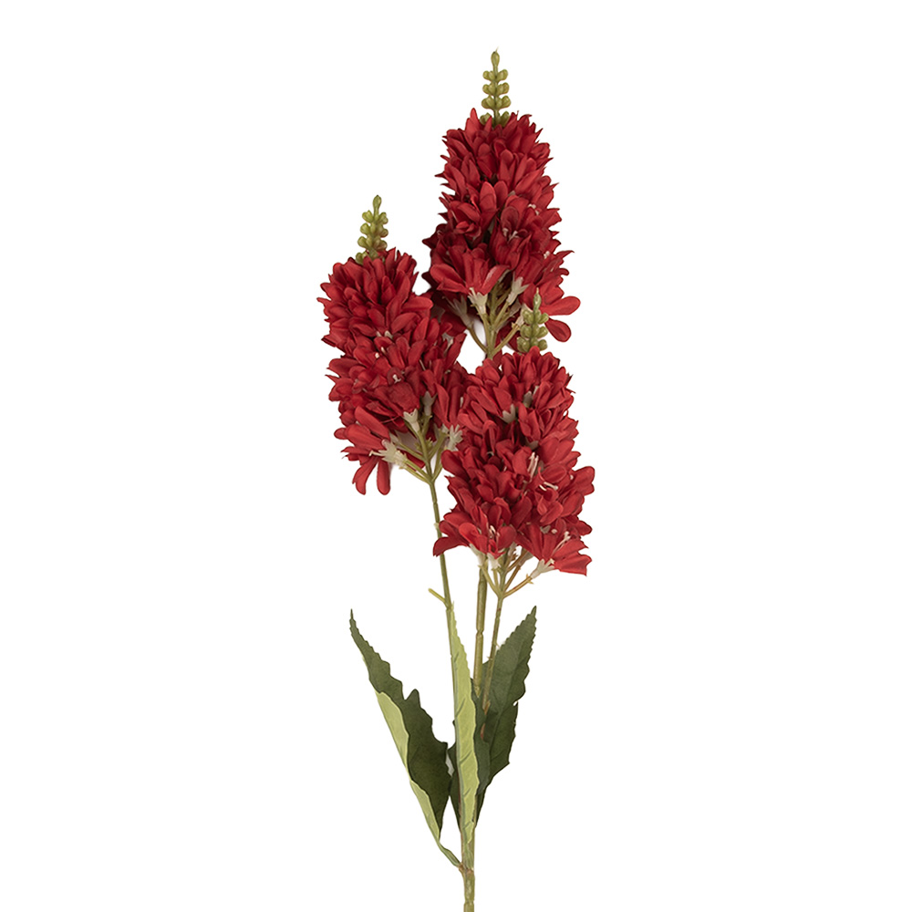 Decoratie tak met bloemen 10x7x74 cm