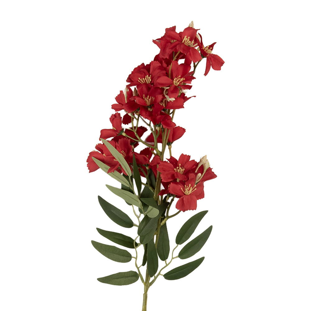 [5PL0191R] Decoratie tak met bloemen 10x10x72 cm