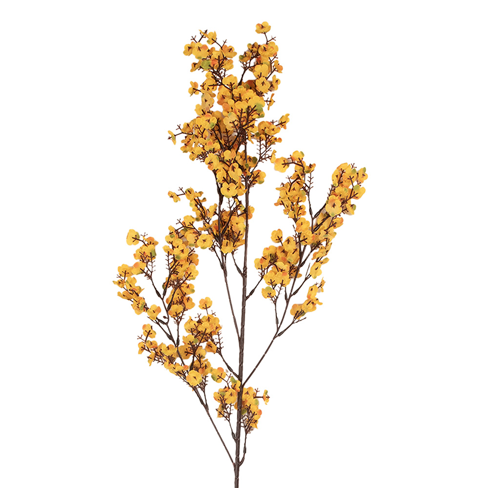 [5PL0200Y] Artificial Flower Yellow Brown 10x8x104 cm