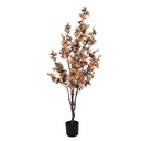 Decorative Azalea tree Orange Green 20x20x135 cm