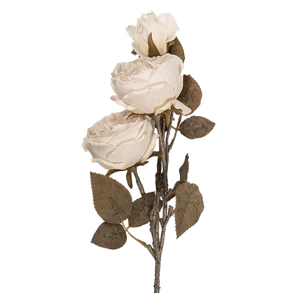 Decoratie tak met bloemen 12x15x70 cm
