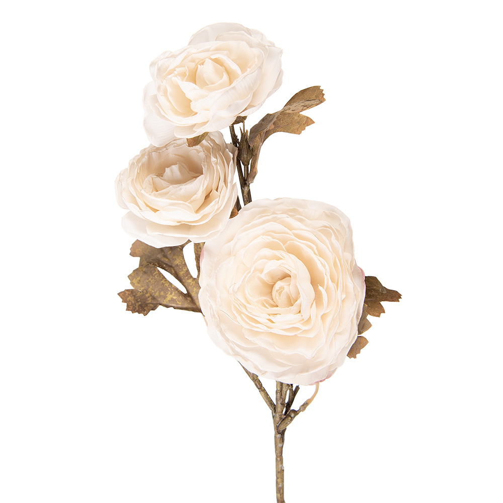 Decoratie tak met bloemen 10x12x70 cm