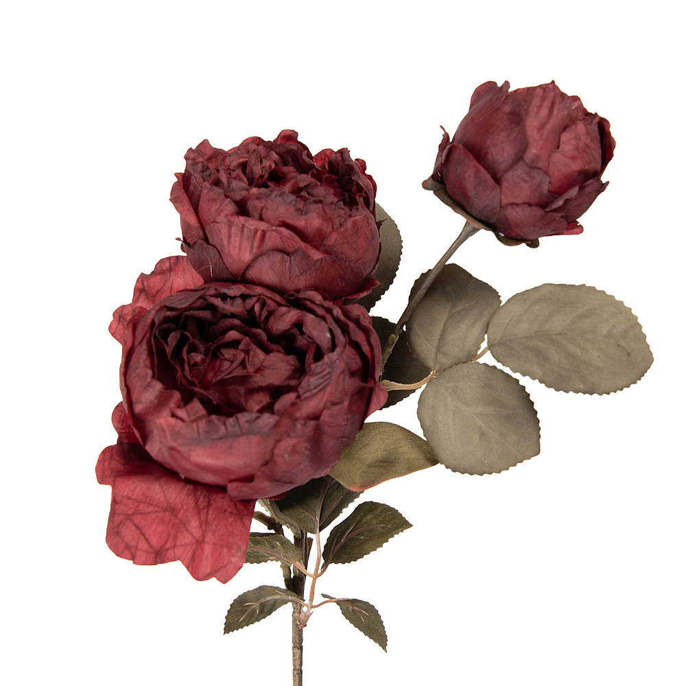 [5PL0262] Decoratie tak met bloemen 12x15x52 cm