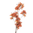 Decorative Artificial Branch with flowers Orange Brown 14x16x120 cm