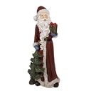 Dekoration Weihnachtsmann Rot, Weiß 45x33x104 cm