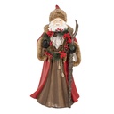 Decoration Santa Claus Red Brown 65x49x122 cm