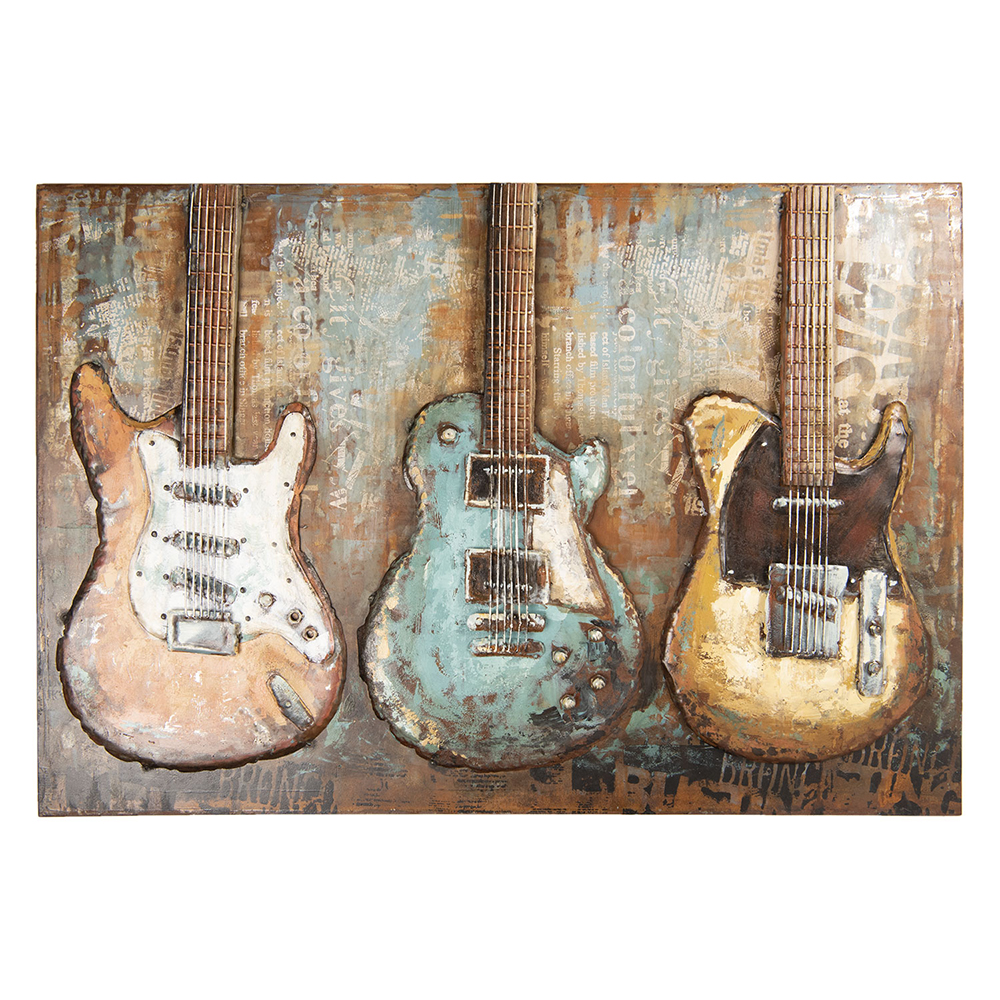 [5WA0153] Wall Decoration Multi colored 120x5x80 cm