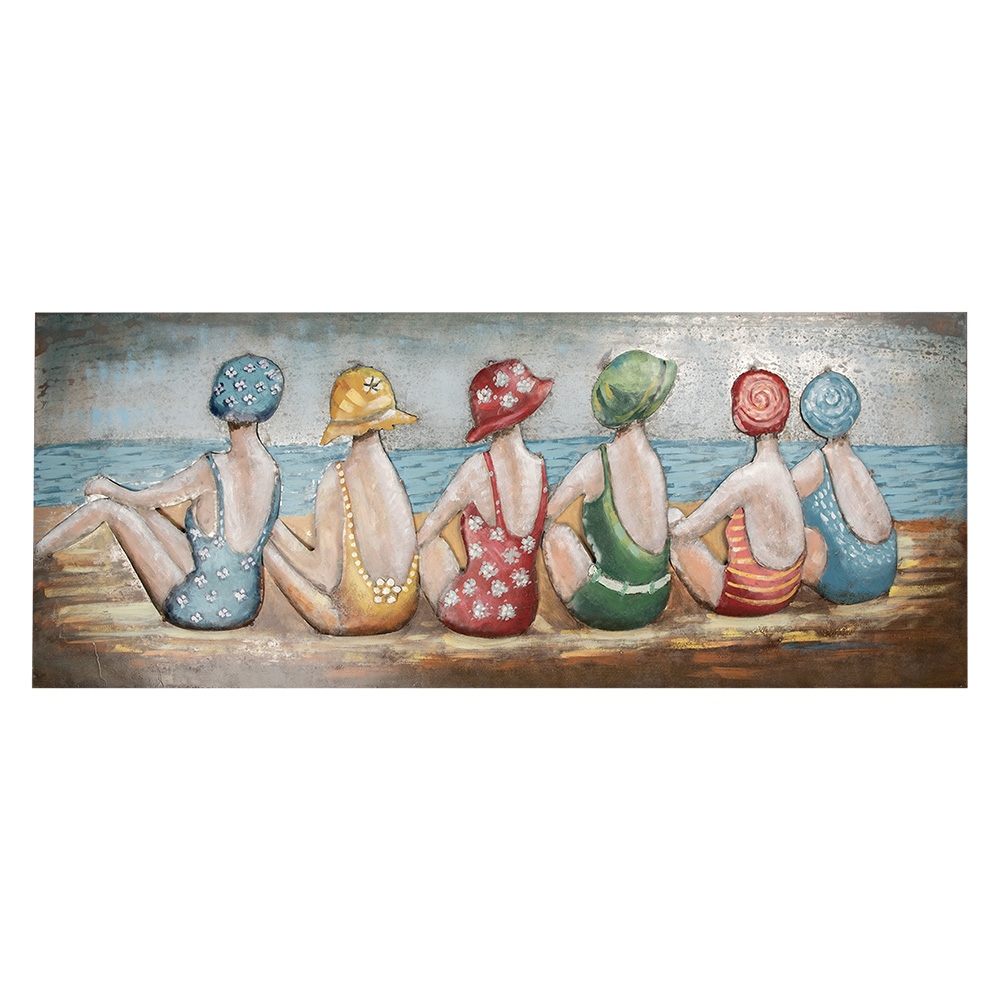 [5WA0203] Wall Decoration Ladies 150x5x60 cm