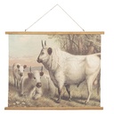 Wandteppich Braun 100x2x75 cm