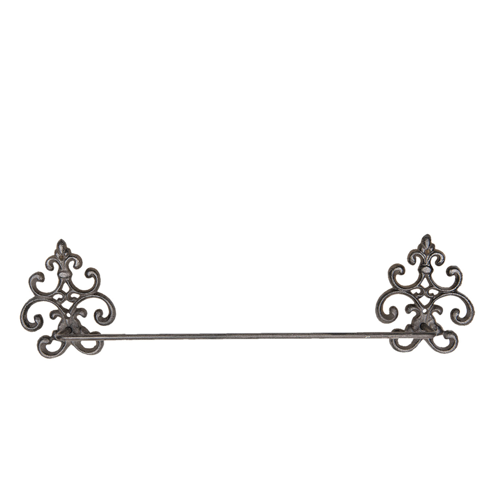[5Y0538] Porte-serviettes Marron 58x6x15 cm