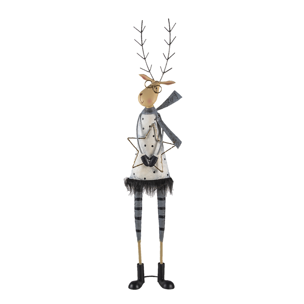 [5Y0946] Decorazione rendier 23x13x95 cm