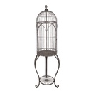 Cage à oiseaux décorative Marron Ø 52x187 cm
