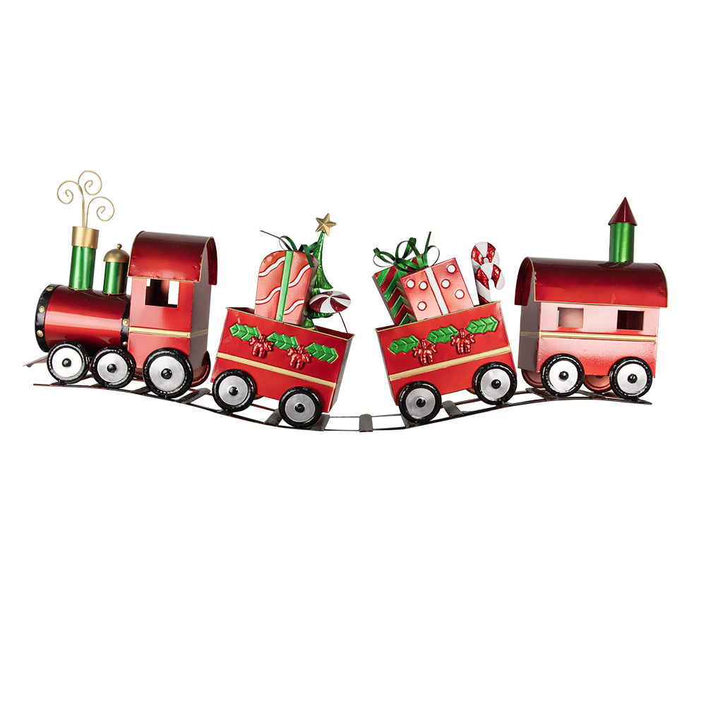 [5Y1256] Decoratie trein 133x24x52 cm
