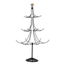 Décoration de Noël Sapin de Noël Noir Couleur or Ø 41x71 cm