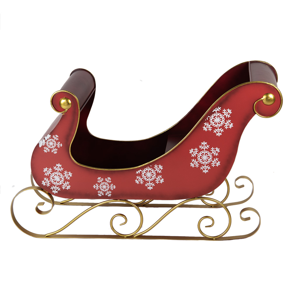 [5Y1287] Christmas Decoration Red Gold colored 112x40x68 cm