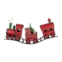 Decorazione Treno Rosso 63x13x31 cm
