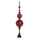 Decorazione pilastro Rosso Verde Ø 31x145 cm