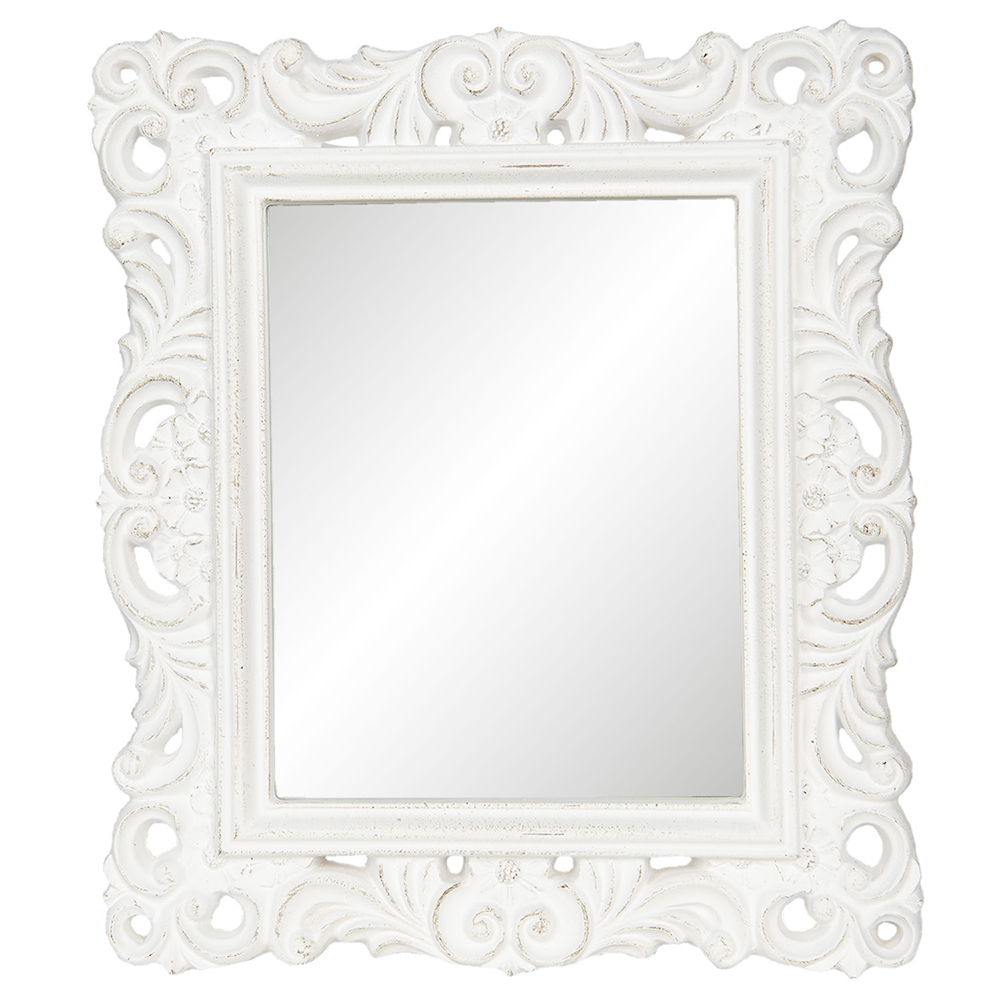 [62S210] Specchio da Parete Bianco 31x2x36 cm