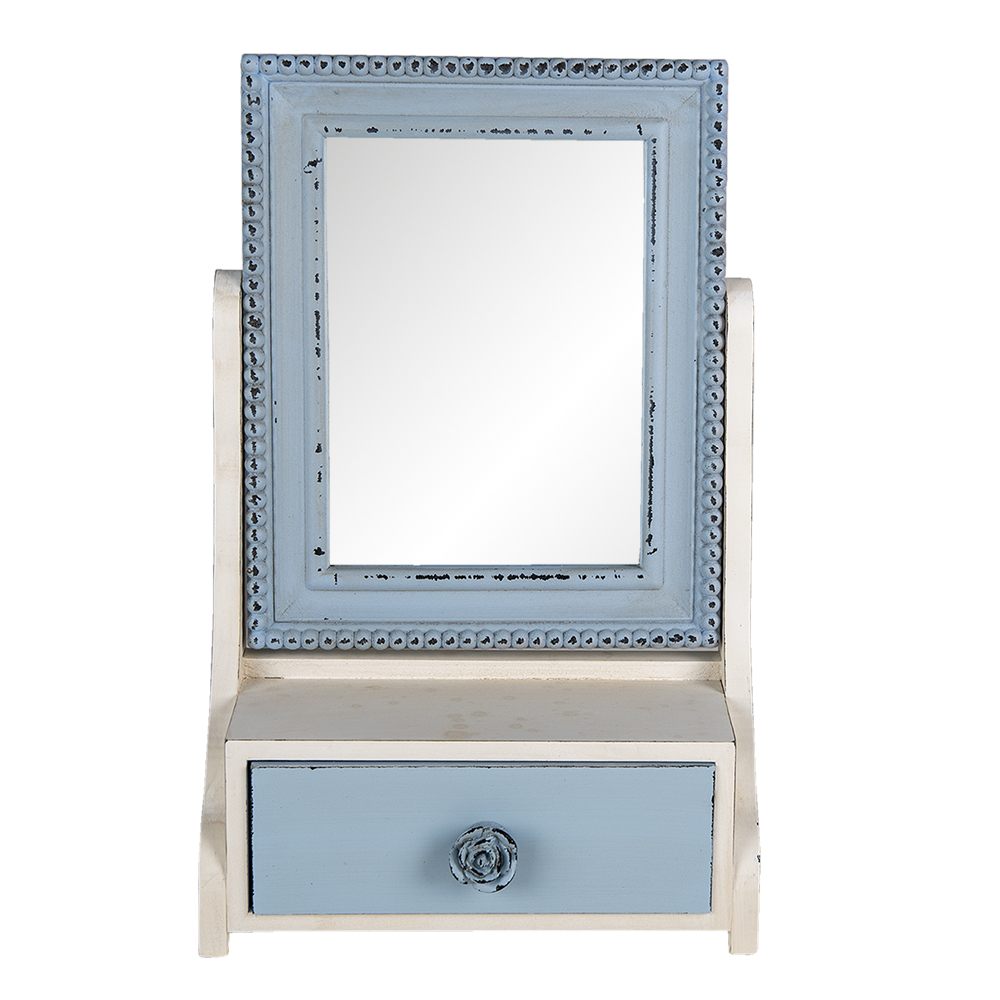 [62S242] Spiegel met lade 25x14x38 cm