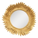 Specchio da Parete Oro Ø 25x3 cm