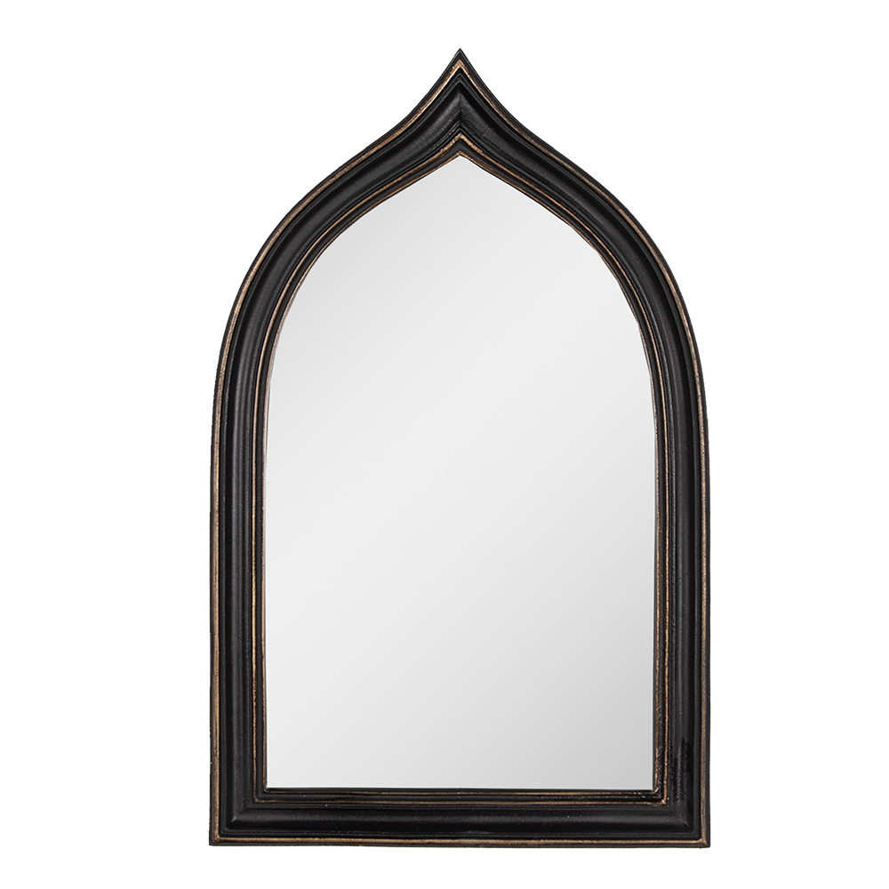 [62S287] Specchio da Parete Marrone 17x2x26 cm