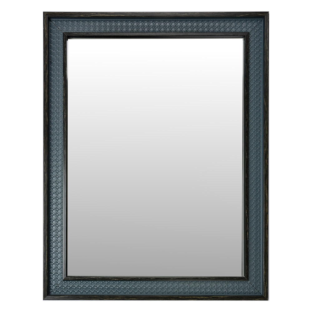 [62S323] Specchio da Parete Grigio Blu 36x2x46 cm