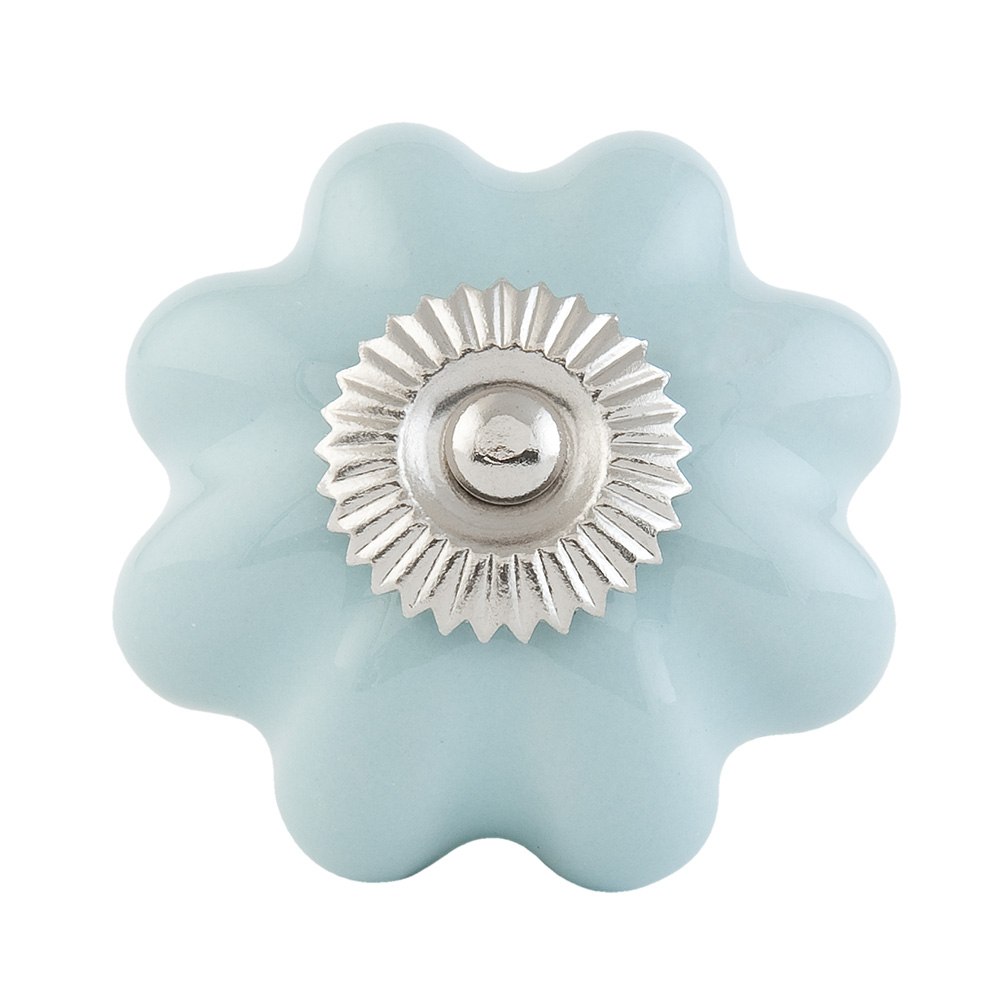 [63513] Türknopf Blau Ø 4x3 cm / S3 cm