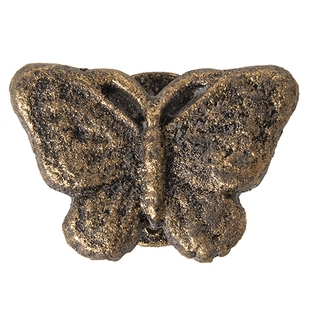 [64268] Poignée de porte Papillon Couleur or 8x5x3 cm / S3 cm