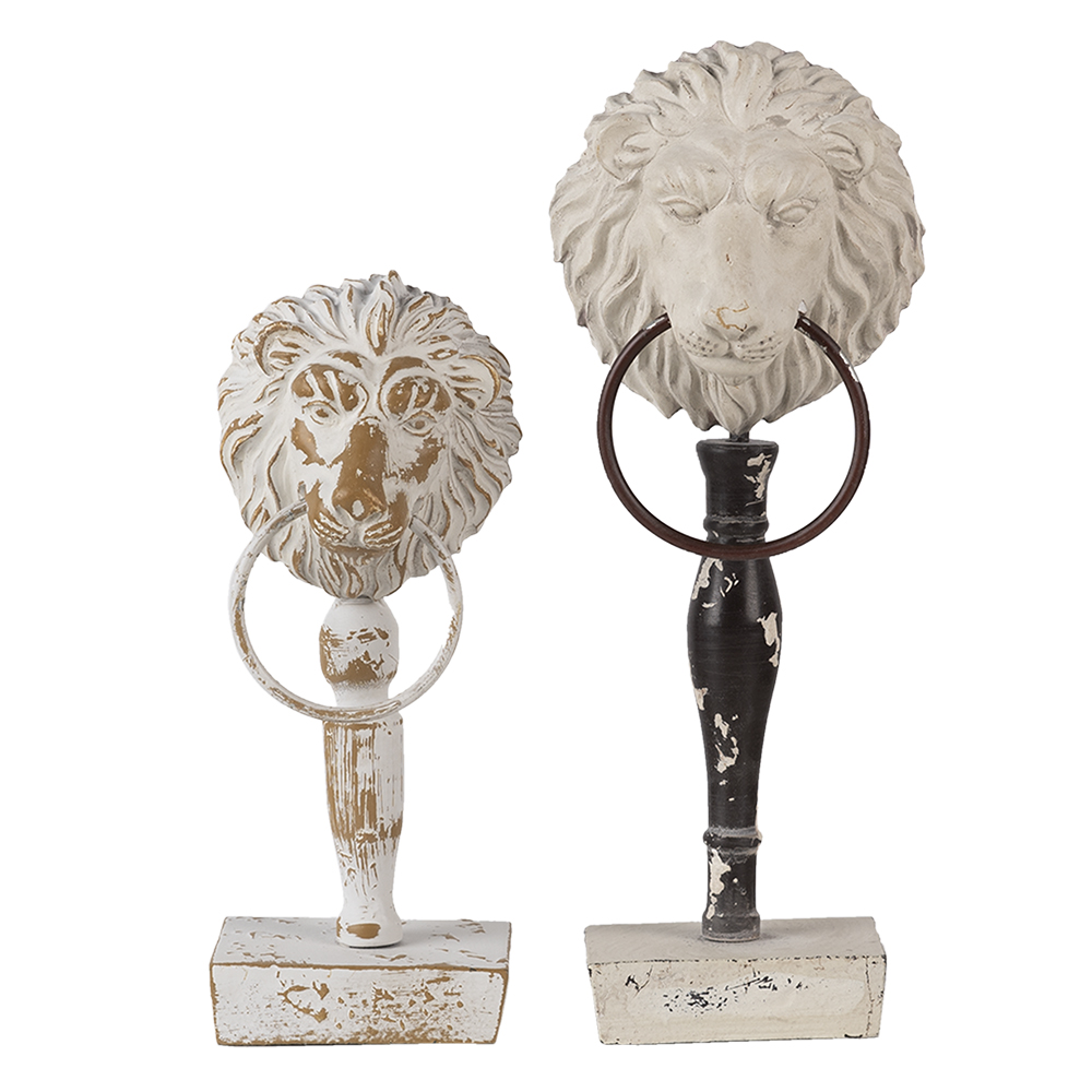 Decoratie (2) 12x7x32/9x6x23 cm