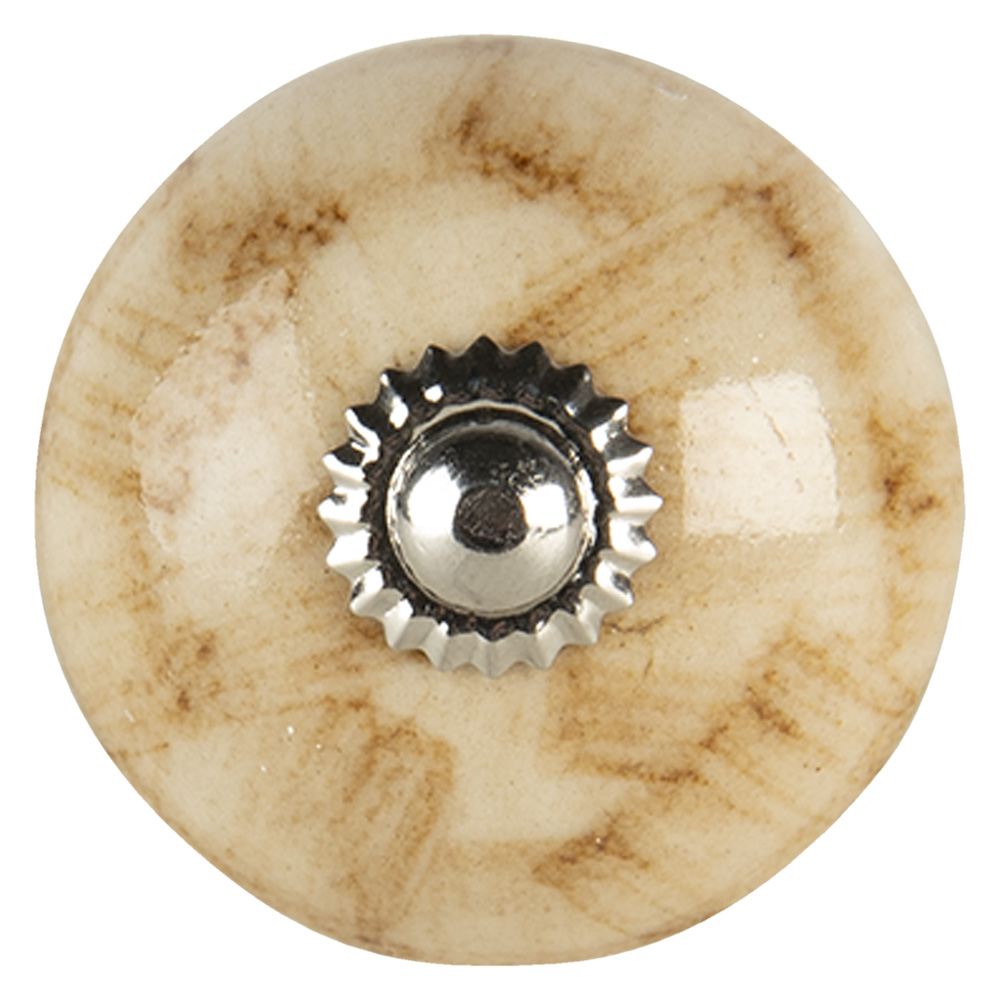 [64785] Poignée de porte Beige Ø 4x3 cm / S3 cm