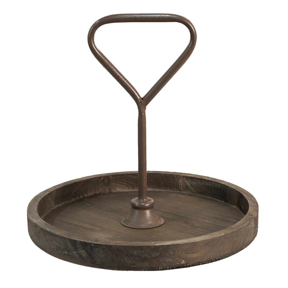 [64938] Etagere Braun Ø 35x33 cm