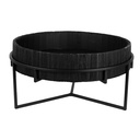 Table basse Noir Ø 41x20 cm