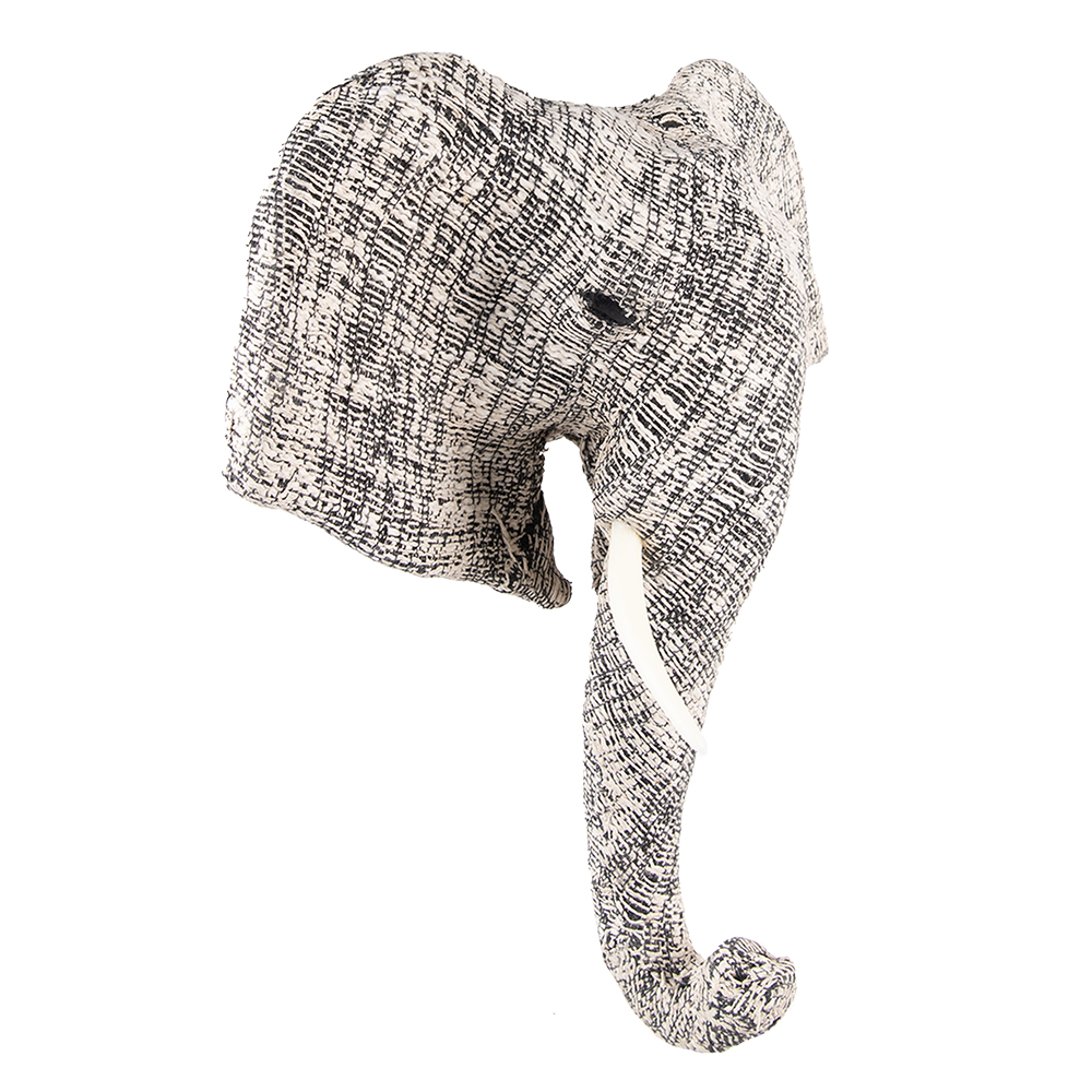 Wanddecoratie olifant 49x17x40 cm
