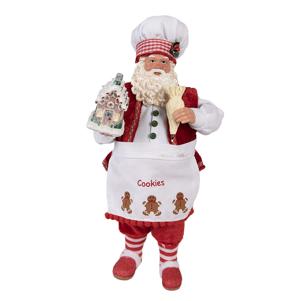 [65227] Decorazioni Natalizie Babbo Natale Rosso 16x8x28 cm