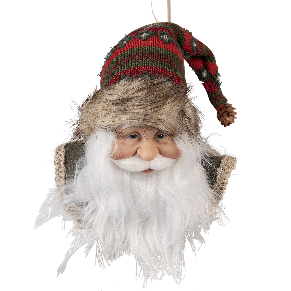 [65267] Decoratie hanger Kerstman 10x9x28 cm