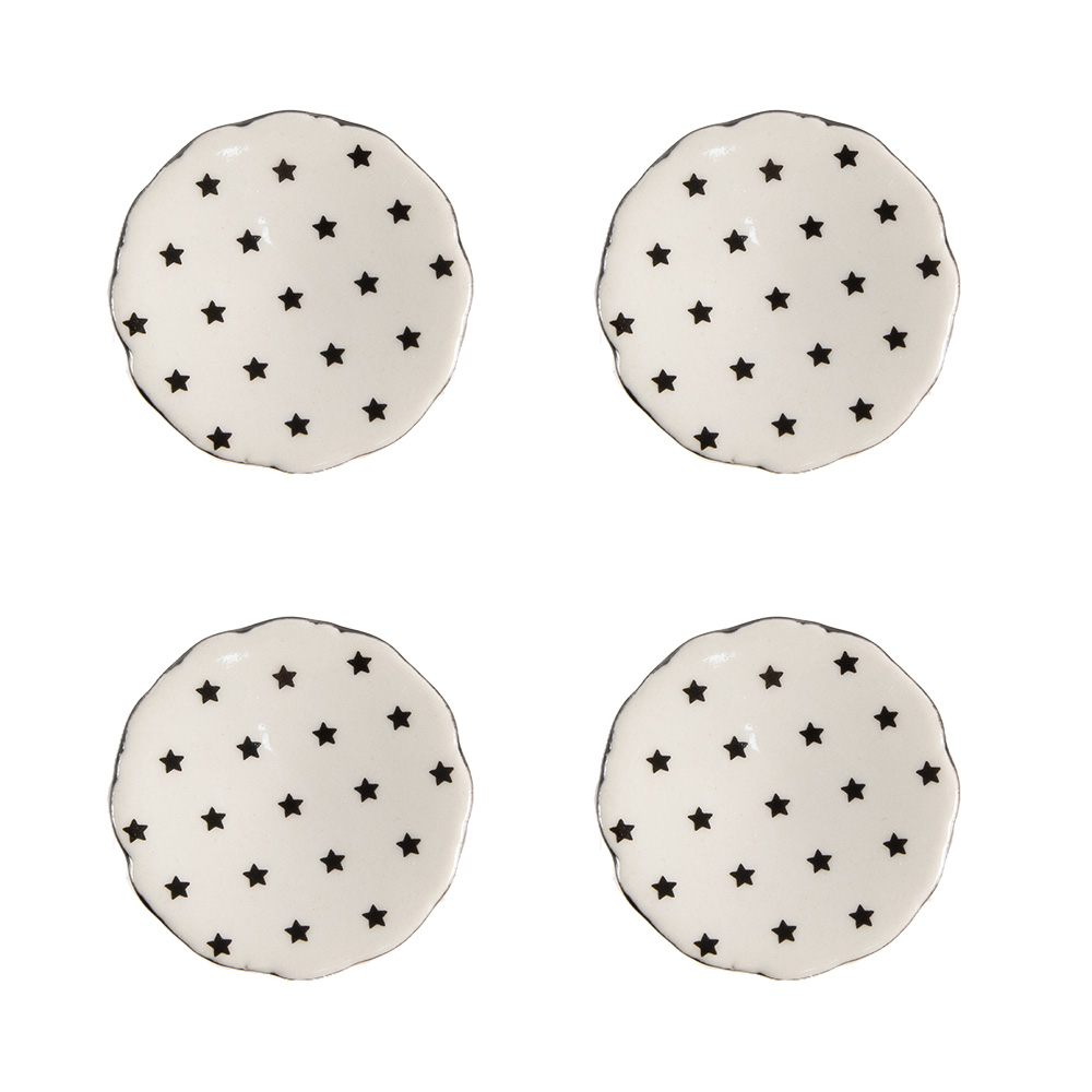 [65291] Deurknop set van 4 Ø 4x3/6 cm