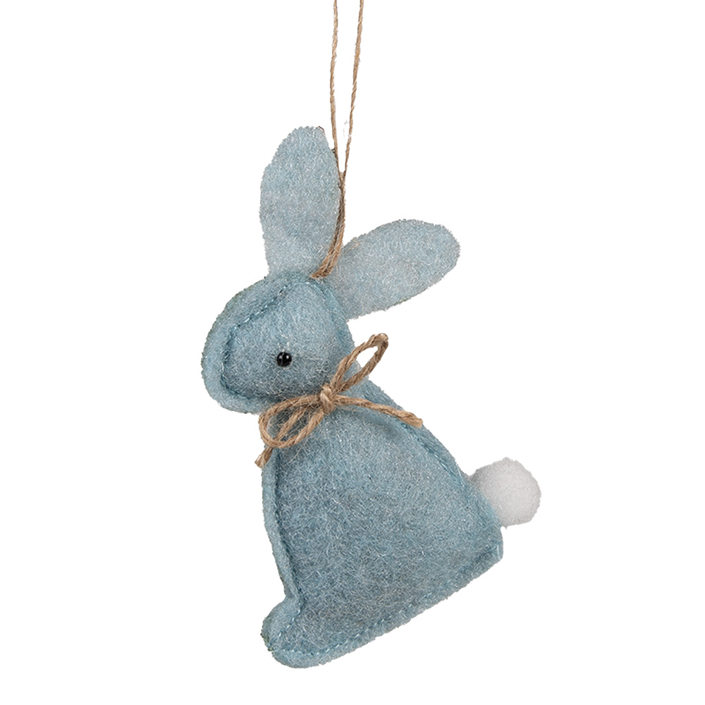 Decoratie hanger konijn 6x1x10 cm