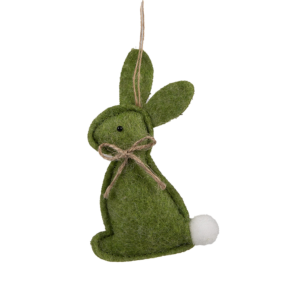 [65375] Decoratie hanger konijn 6x1x10 cm