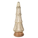 Christmas Decoration Christmas Tree Gold colored Ø 15x45 cm