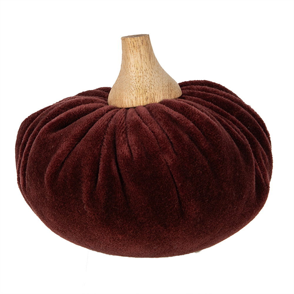 [65412] Decorazione Zucca Rosso Ø 12x10 cm