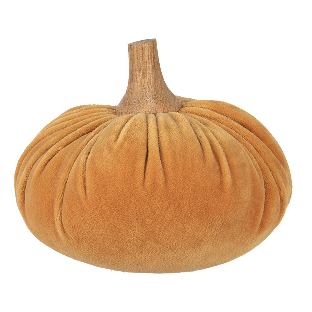 [65428] Décoration Citrouille Orange Ø 15x12 cm