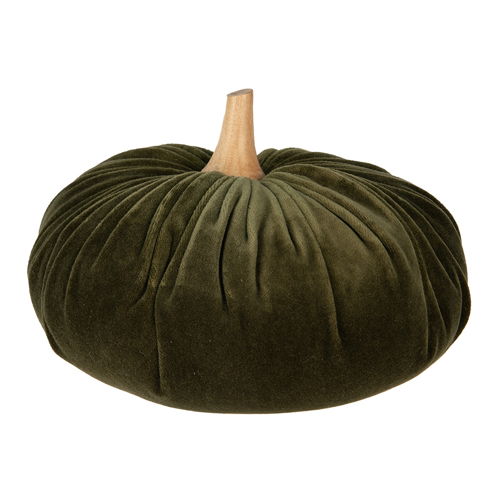 [65431] Décoration Citrouille Vert Ø 25x16 cm