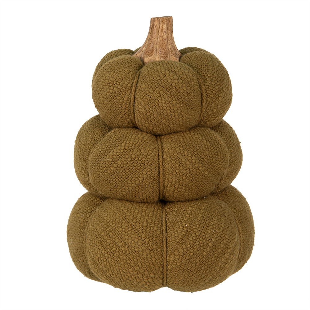 [65432] Décoration Citrouille Vert Ø 13x18 cm