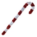 Christmas Decoration candy cane Red White 32x10x120 cm