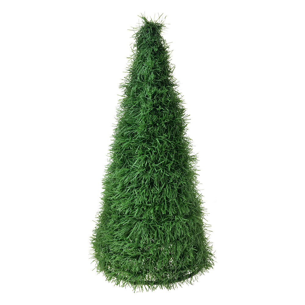 [65513] Dekoration Weihnachtsbaum Grün Ø 21x50 cm