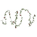 Dekoration girlande Weihnachten Grün Rot 300 cm