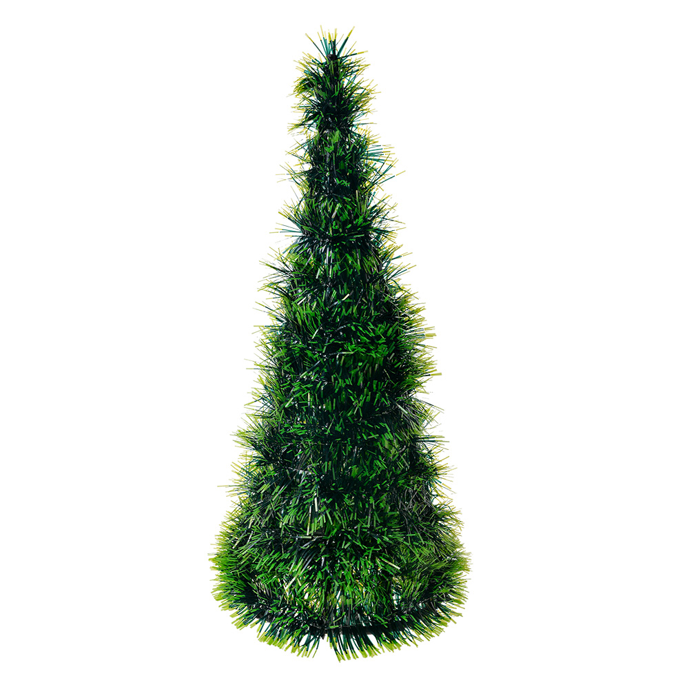 [65542L] Dekoration Weihnachtsbaum Grün Ø 18x46 cm